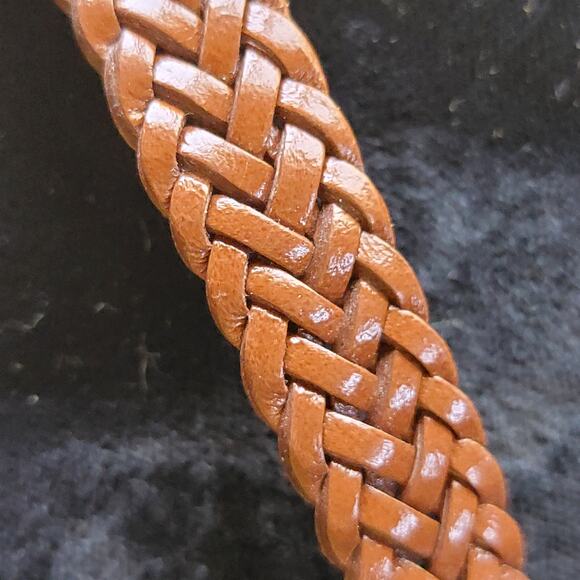 Vintage Gitano Quartz Watch Brown Braided Band Roman Dial Retro Gift for Her - Picture 8 of 10